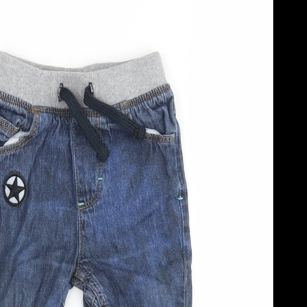 Baby Boys Black   Jogger Jeans Size 6-9 Months