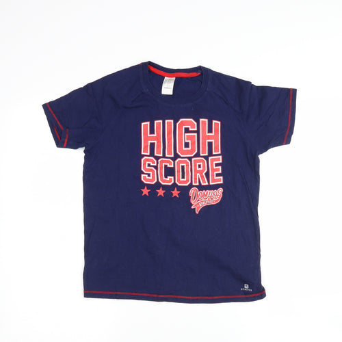 Preworn Boys Blue   Basic T-Shirt Size 12 Years
