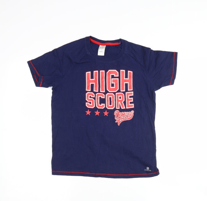 Preworn Boys Blue   Basic T-Shirt Size 12 Years