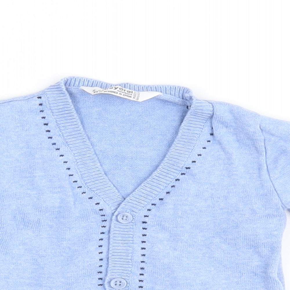 Mayoral Girls Blue   Cardigan Jumper Size 3-6 Months