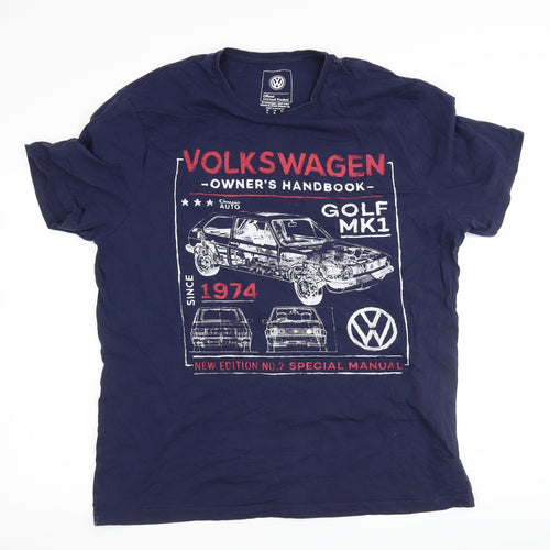 Tesco Mens Black    T-Shirt Size XL