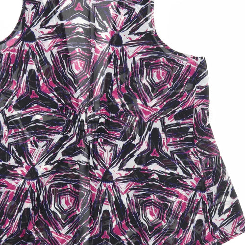 George Womens Multicoloured Argyle/Diamond  Kimono Blouse Size 18