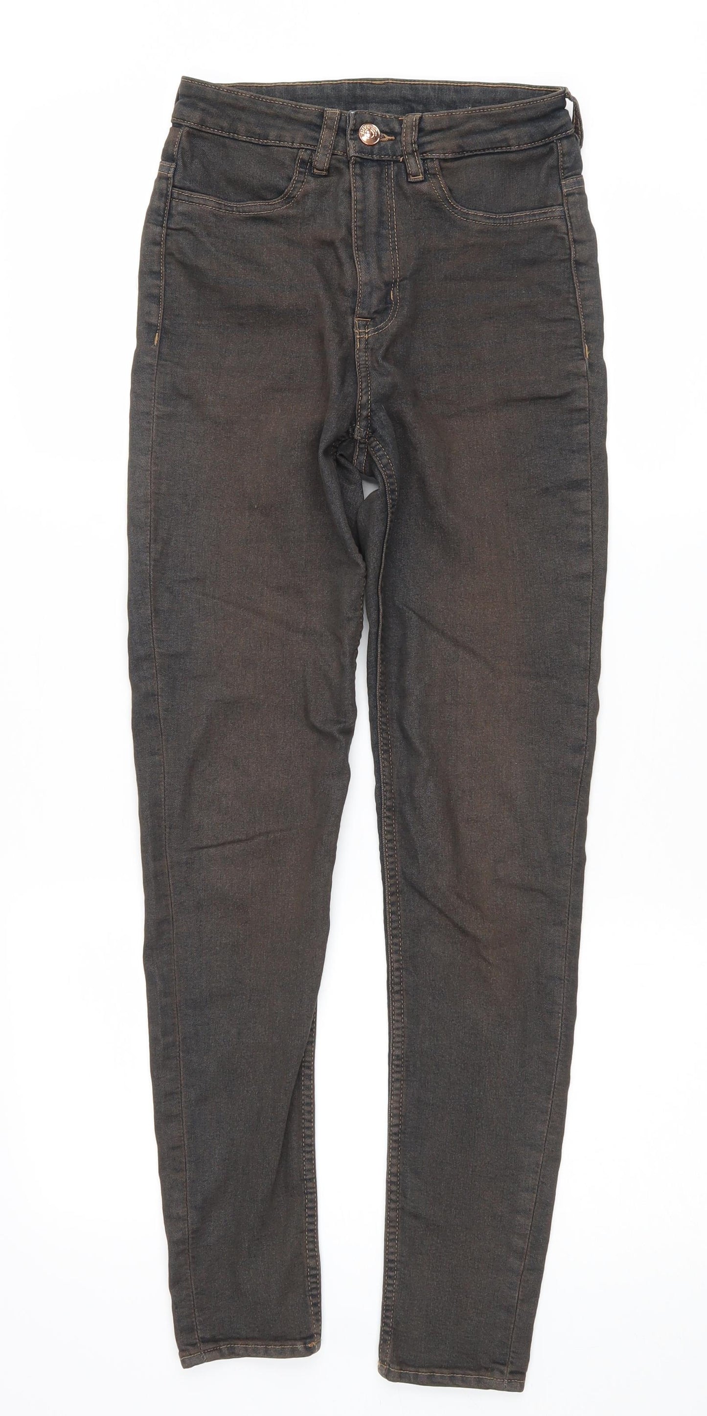 H&M Womens Brown   Skinny Jeans Size 6 L29 in