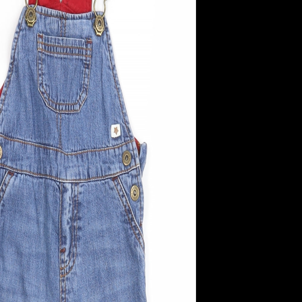NEXT Boys Blue   Dungaree One-Piece Size 9-12 Months