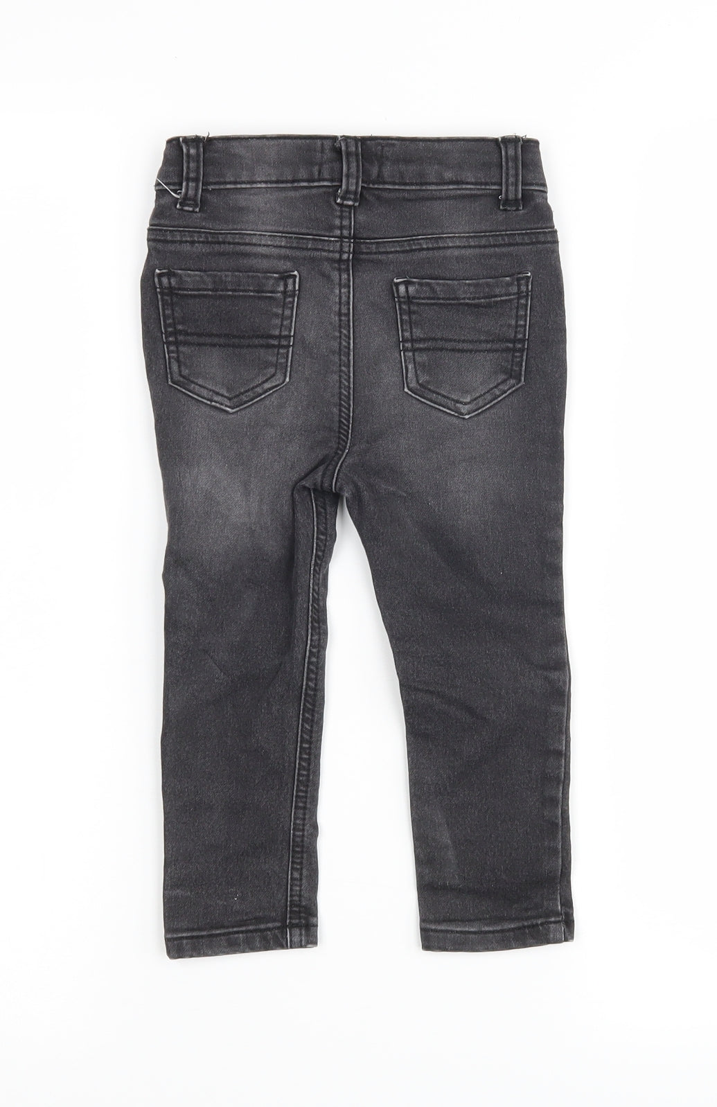 Denim & Co. Boys Black   Capri Jeans Size 18-24 Months