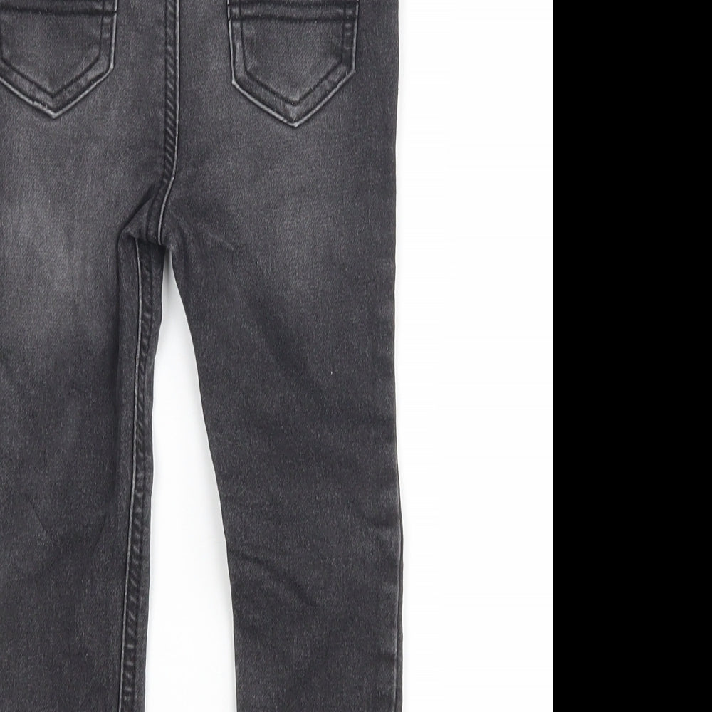 Denim & Co. Boys Black   Capri Jeans Size 18-24 Months