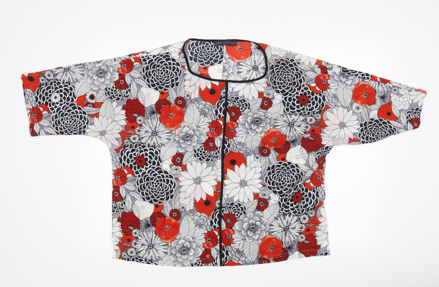 Marks and Spencer Womens Multicoloured Floral  Basic Blouse Size 16