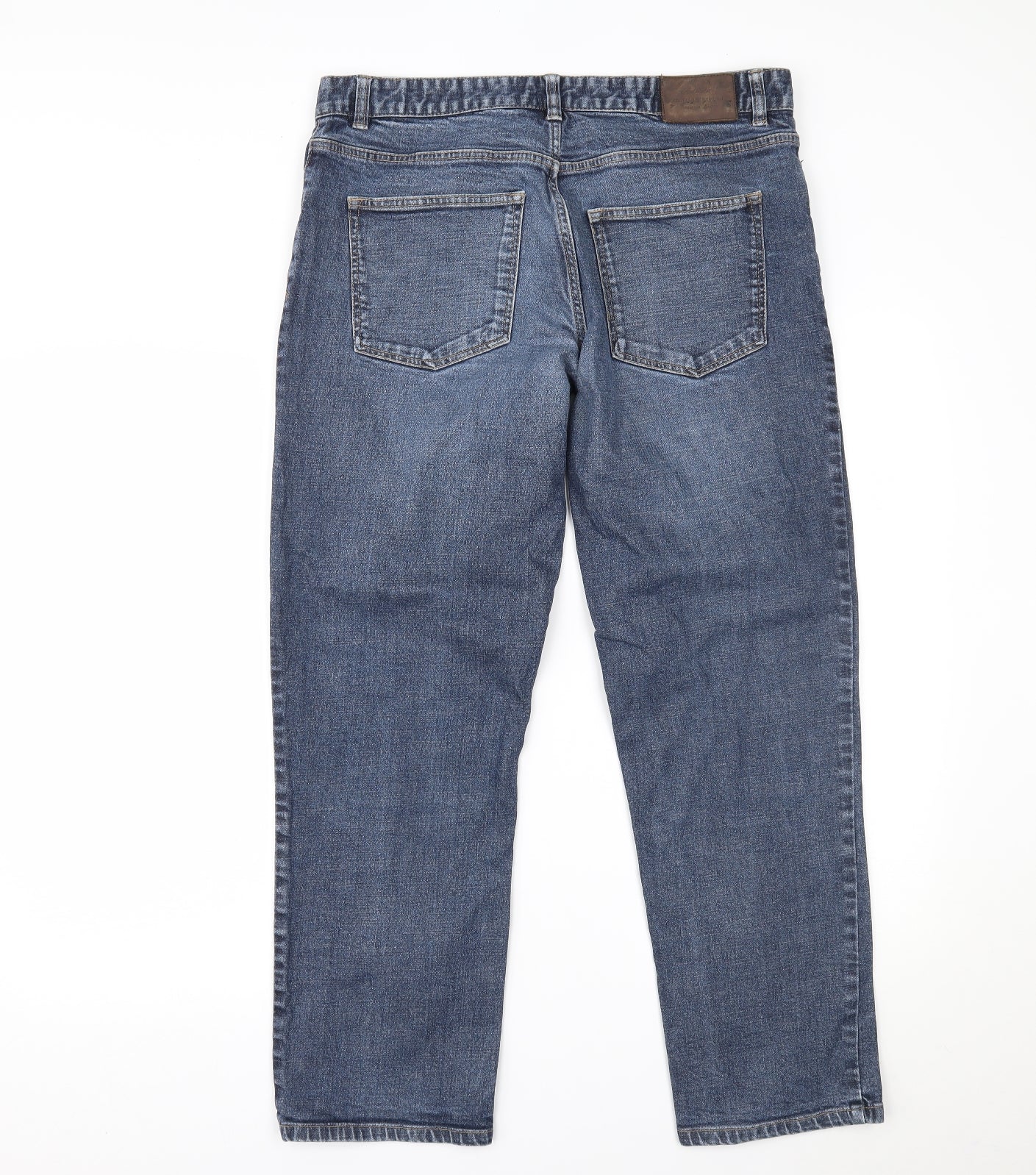 TU Mens Blue  Denim Straight Jeans Size 36 L30 in