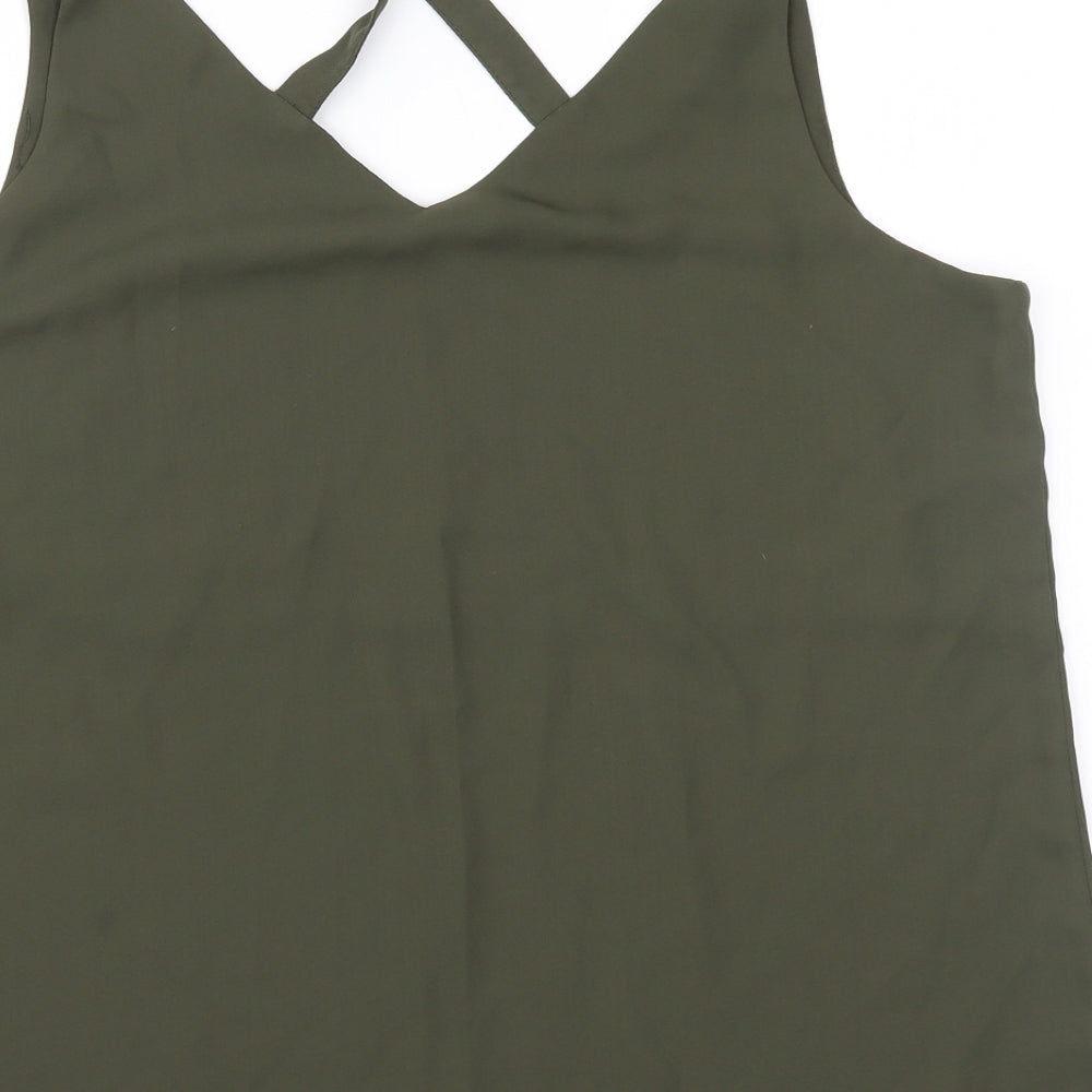 Papaya Womens Green   Camisole Tank Size 16
