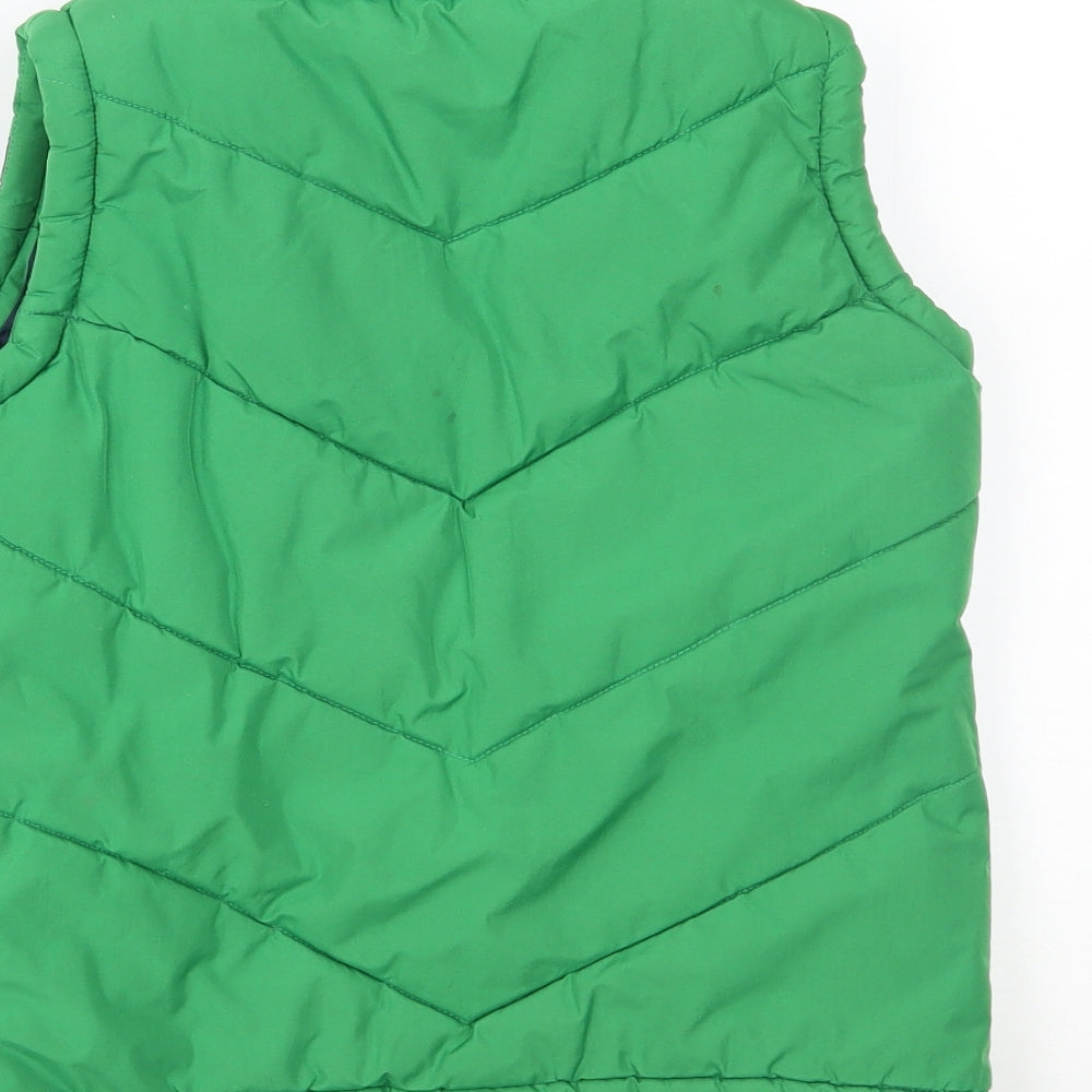 TU Boys Green   Gilet Coat Size 8 Years