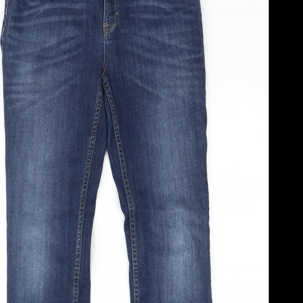 NEXT Womens Blue  Denim Straight Jeans Size 10 L28 in