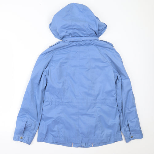 Marks and Spencer Womens Blue   Rain Coat Coat Size 10
