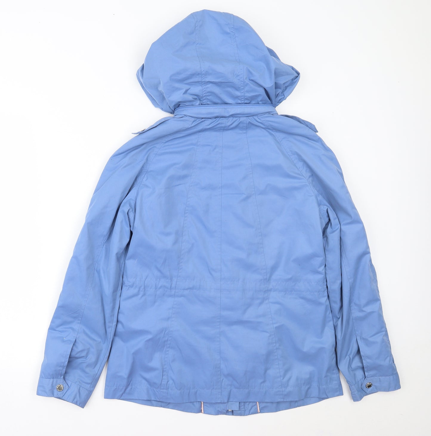 Marks and Spencer Womens Blue   Rain Coat Coat Size 10
