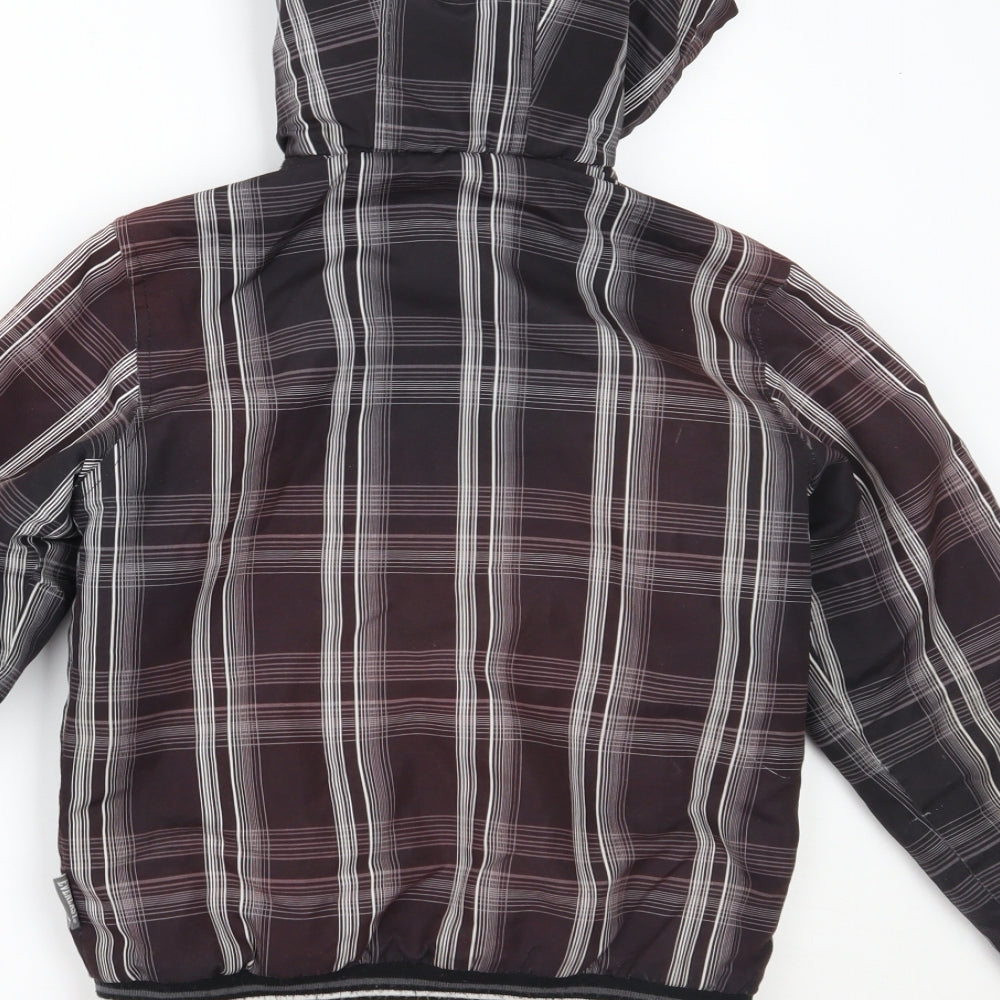 Everlast Boys Brown Check  Basic Coat Coat Size 9-10 Years