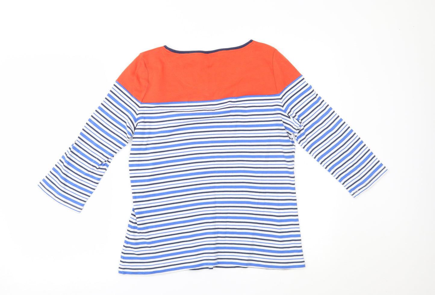 Per Una Womens Multicoloured Striped  Basic Blouse Size 12