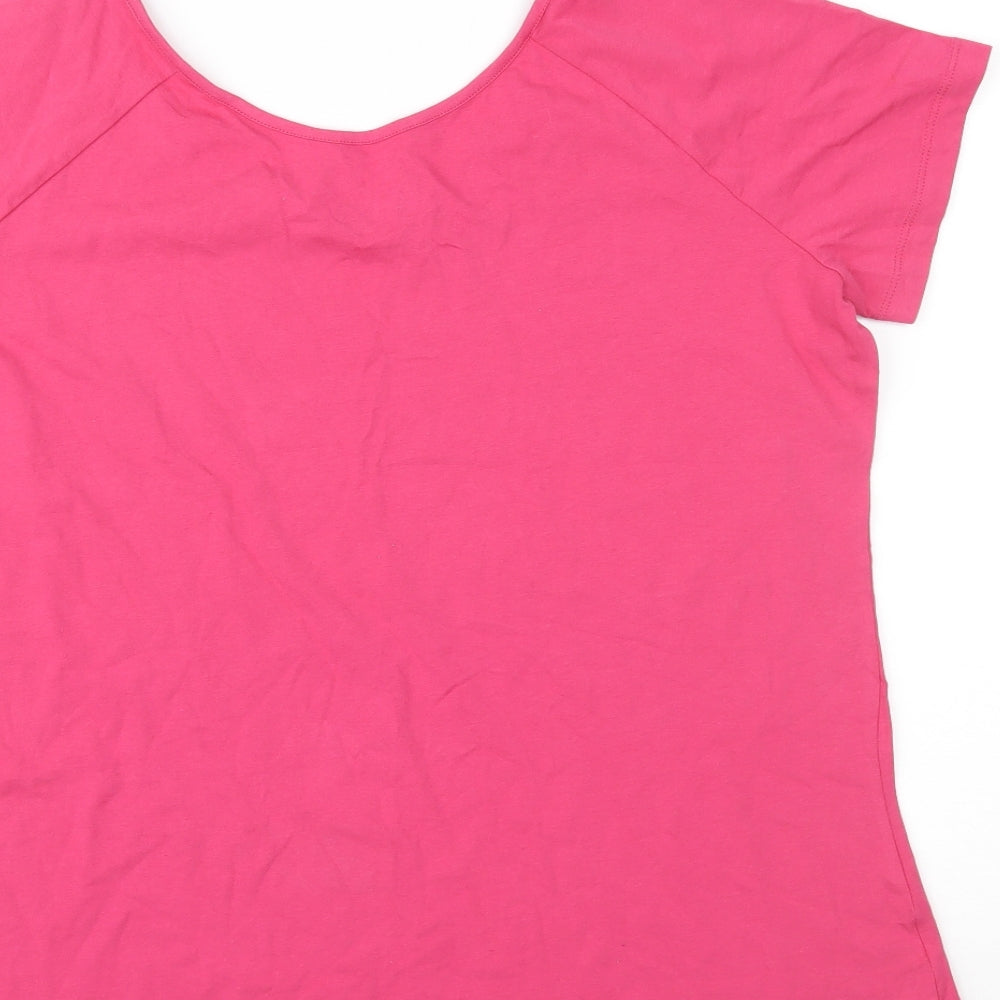 F&F Womens Pink   Basic T-Shirt Size 20