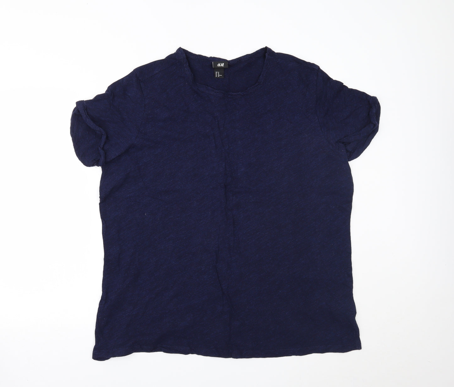 H&M Womens Blue   Basic T-Shirt Size XL