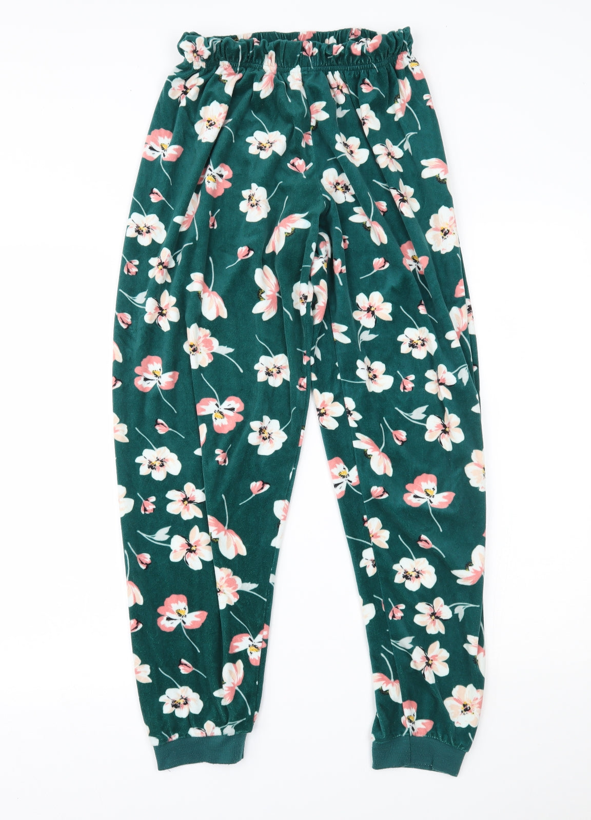 Primark Womens Green Fair Isle   Pyjama Pants Size S