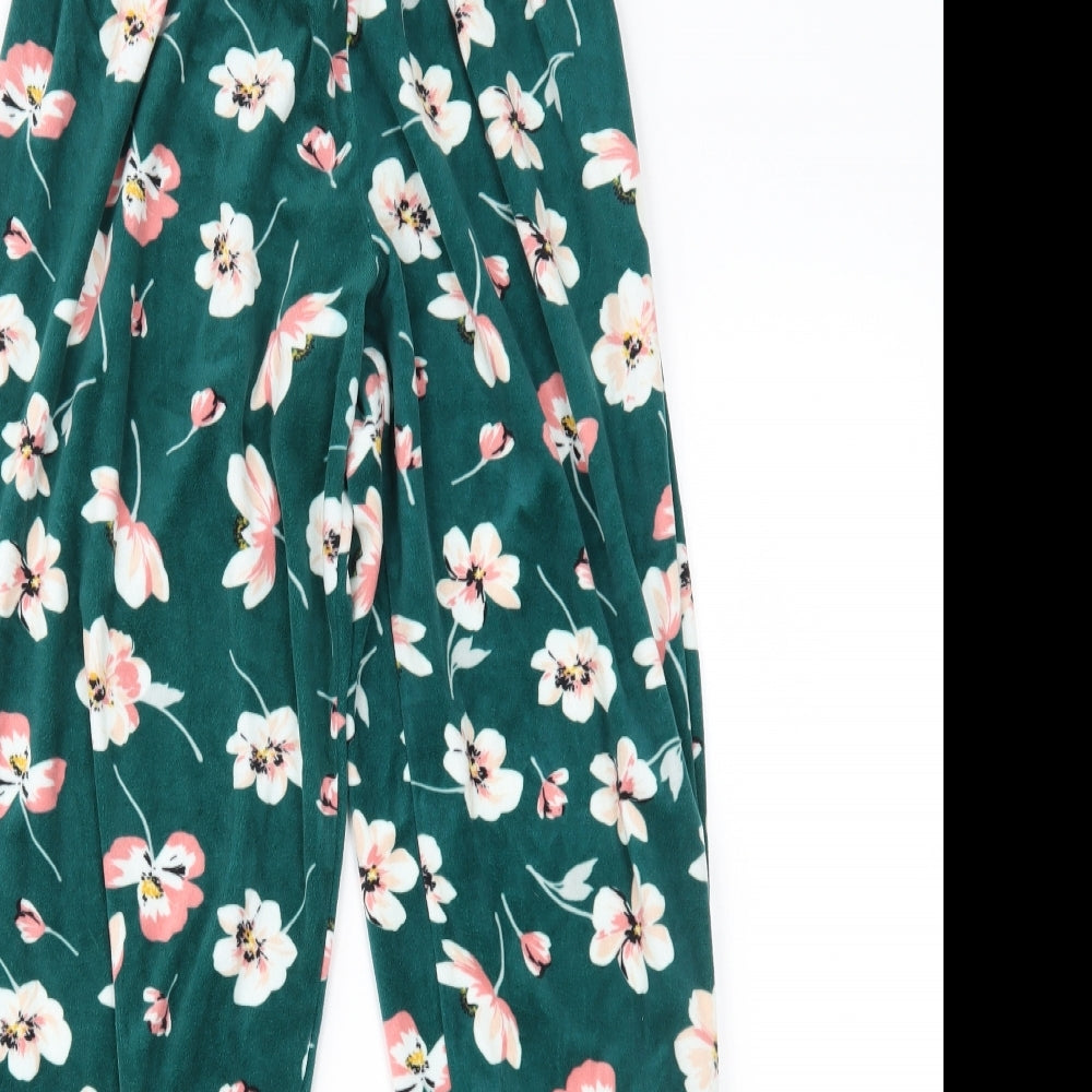 Primark Womens Green Fair Isle   Pyjama Pants Size S
