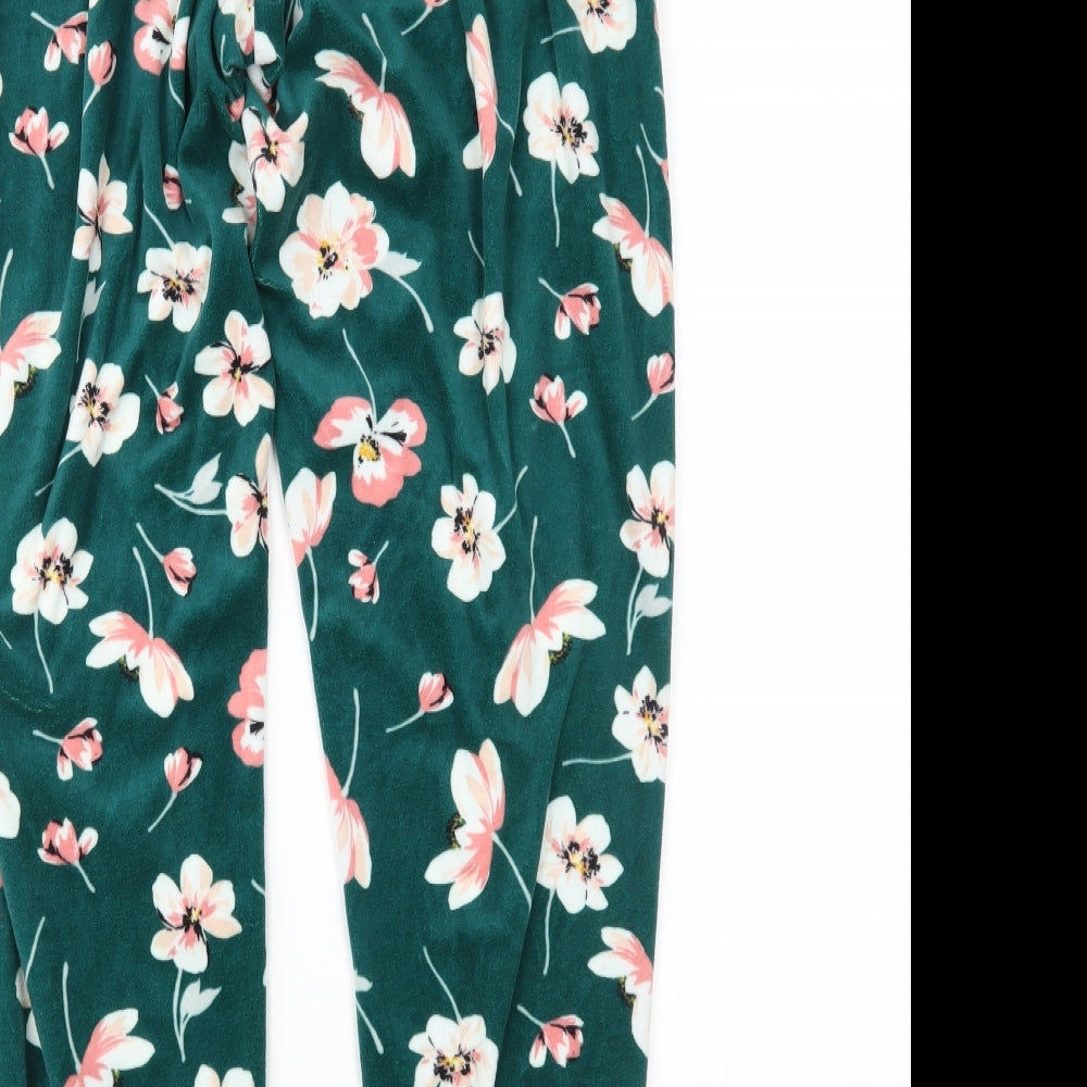 Primark Womens Green Fair Isle   Pyjama Pants Size S