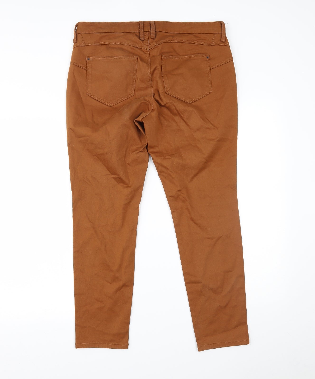 Marks and Spencer Womens Brown  Denim Skinny Jeans Size 16 L24 in