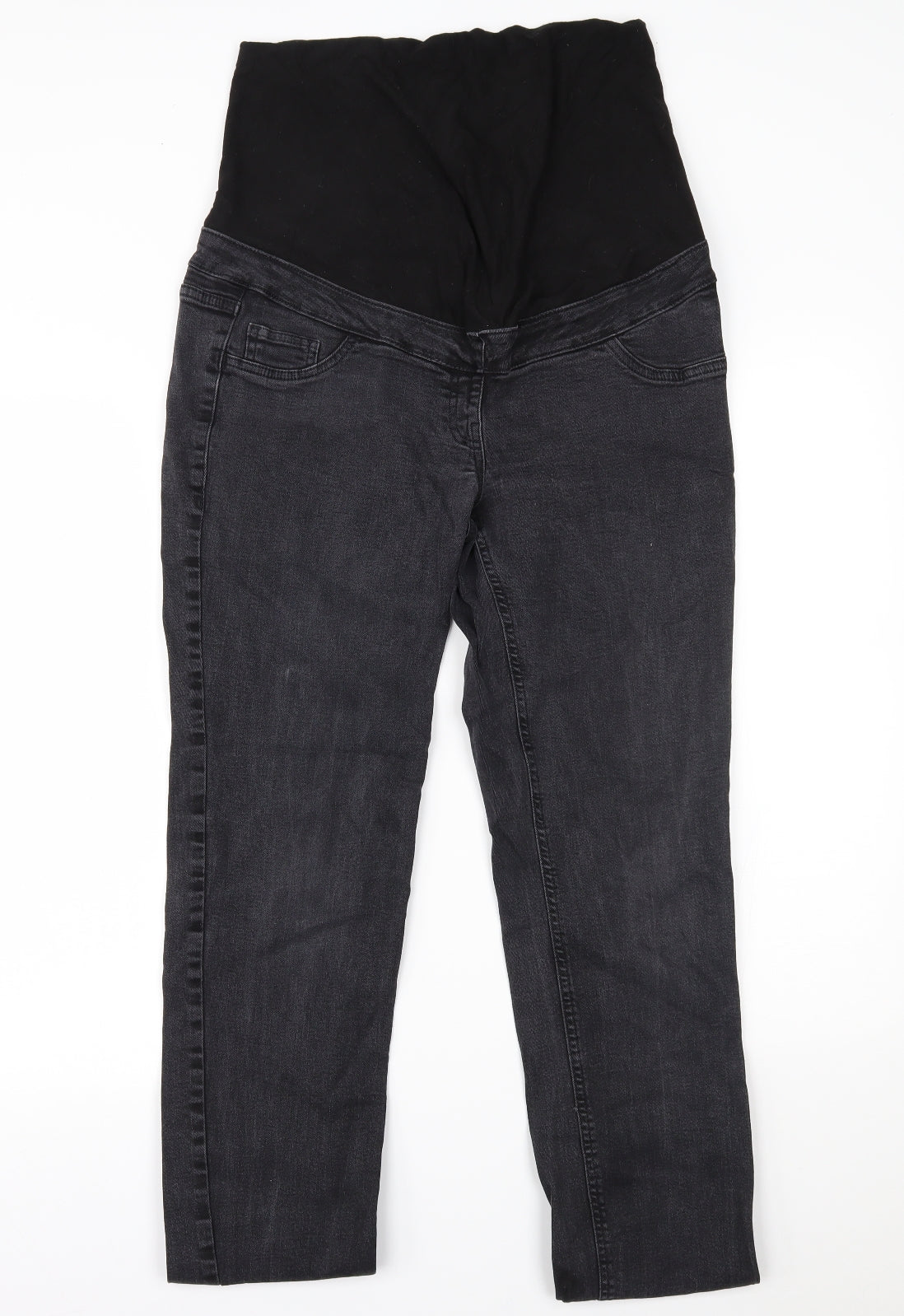 NEXT Womens Black  Denim Skinny Jeans Size 12 L29 in