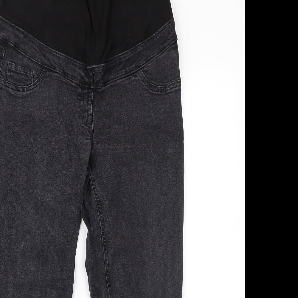 NEXT Womens Black  Denim Skinny Jeans Size 12 L29 in