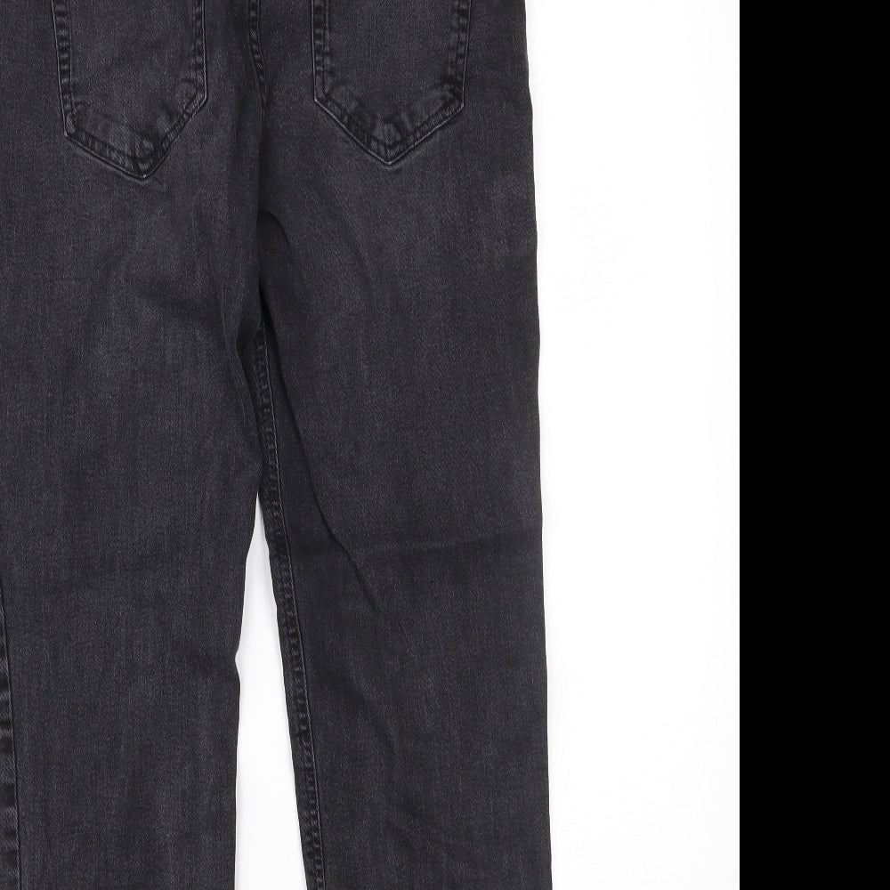 NEXT Womens Black  Denim Skinny Jeans Size 12 L29 in