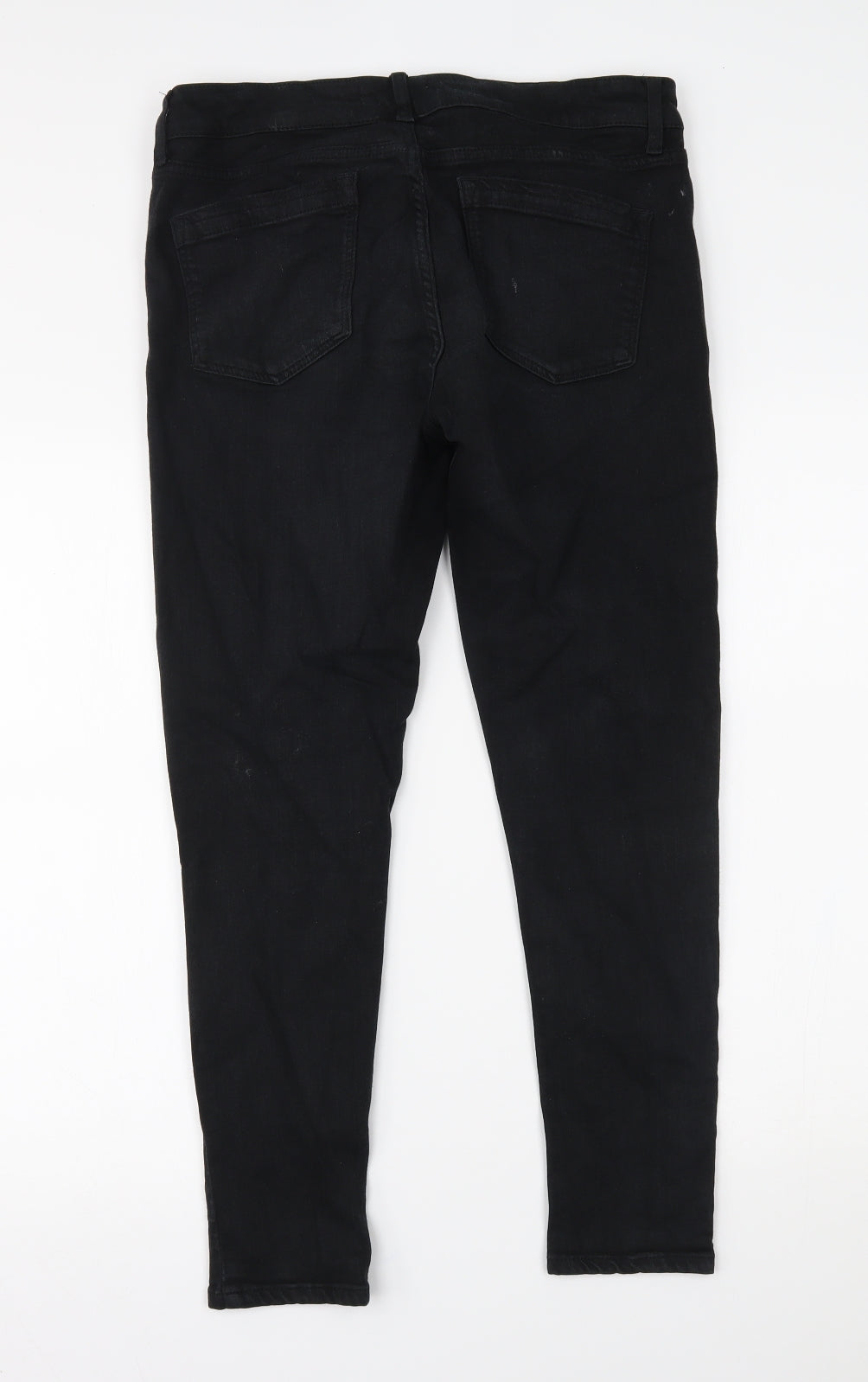 Reiss Mens Black  Denim Skinny Jeans Size 32 L26 in