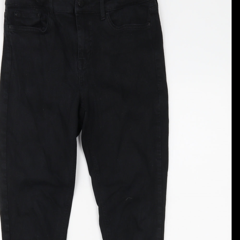 Reiss Mens Black  Denim Skinny Jeans Size 32 L26 in