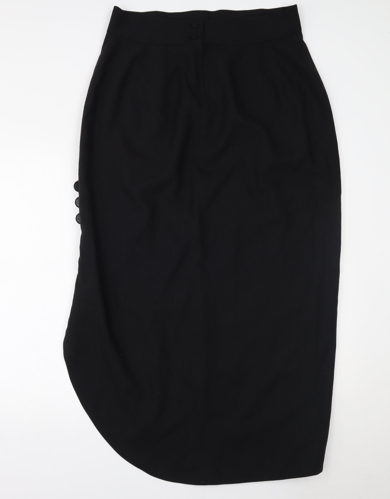 angela holmes Womens Black Striped  Straight & Pencil Skirt Size 16