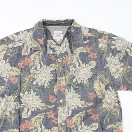 White Stuff Mens Multicoloured Floral   Button-Up Size L