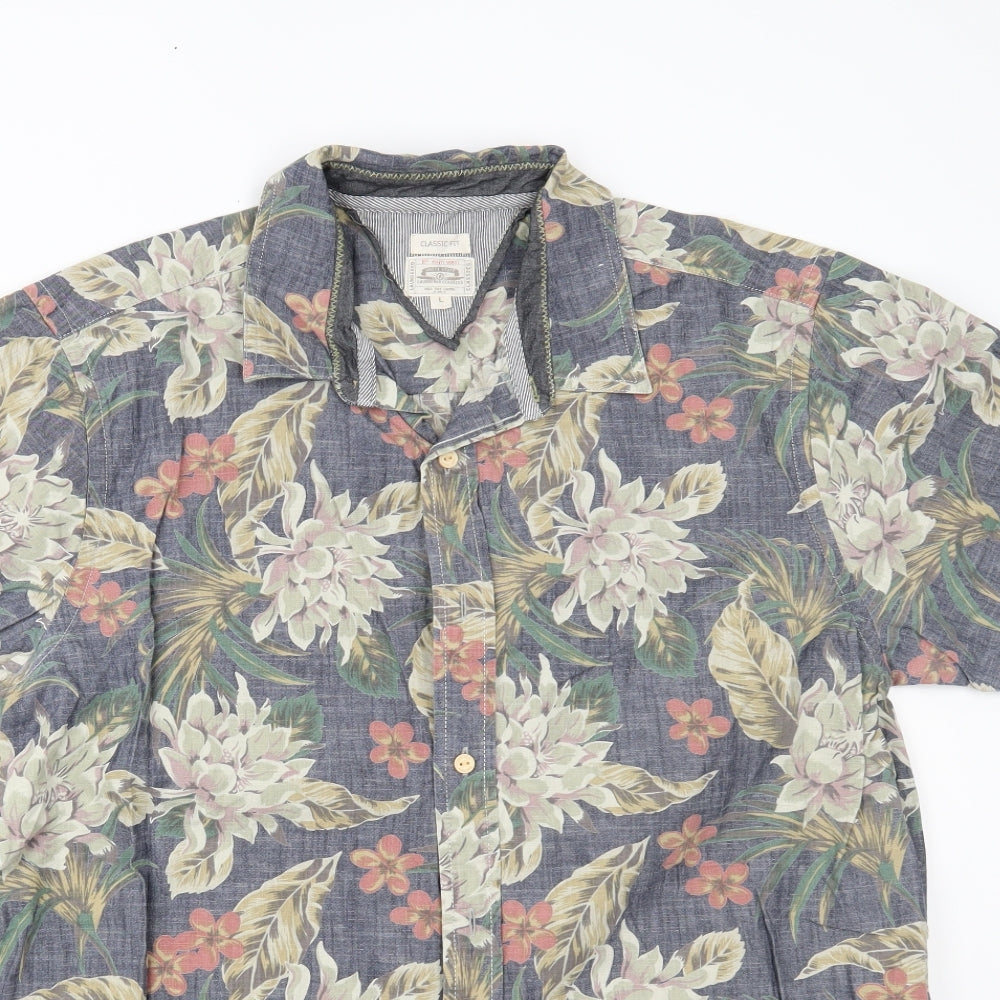 White Stuff Mens Multicoloured Floral   Button-Up Size L