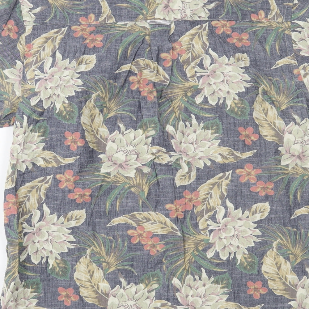 White Stuff Mens Multicoloured Floral   Button-Up Size L