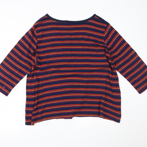 TU Womens Multicoloured Striped  Basic Blouse Size 22