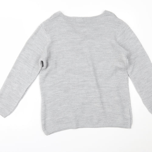 Ivy Womens Grey   Pullover Jumper Size M