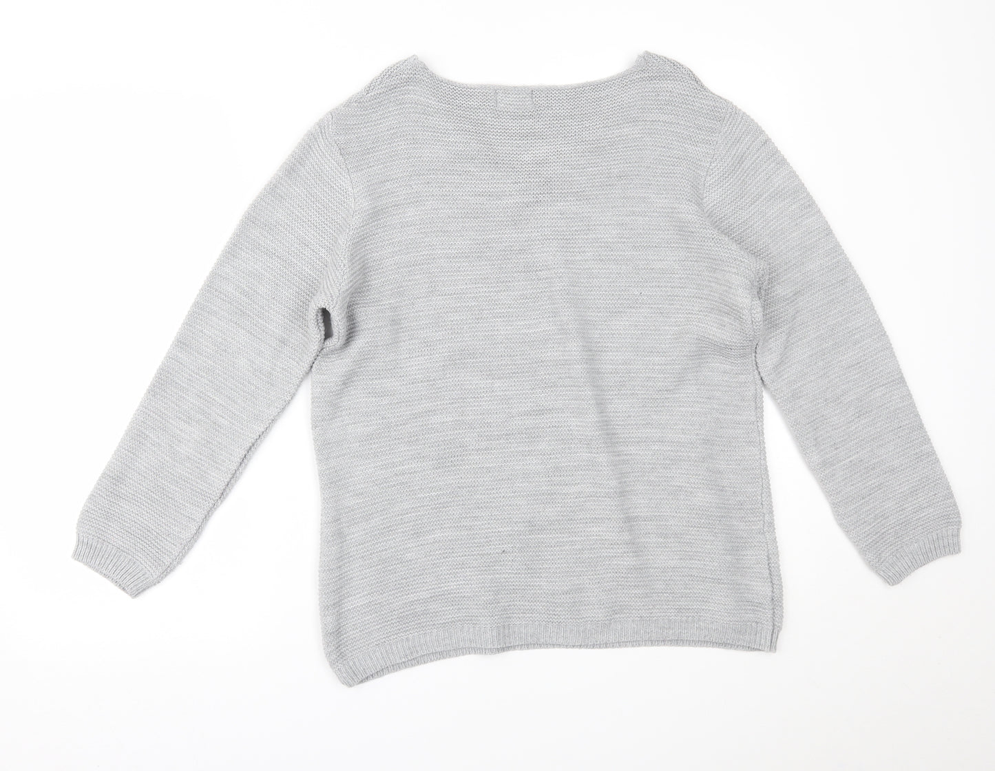 Ivy Womens Grey   Pullover Jumper Size M