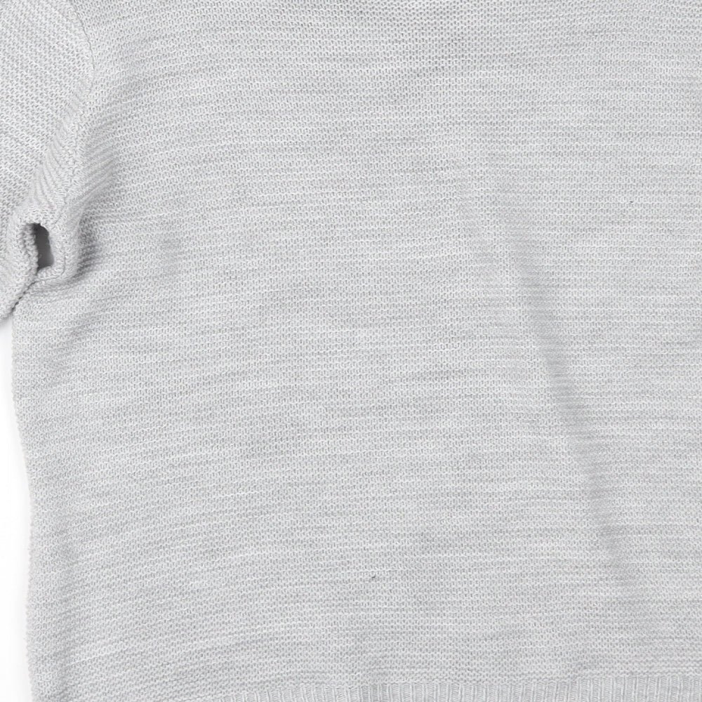 Ivy Womens Grey   Pullover Jumper Size M