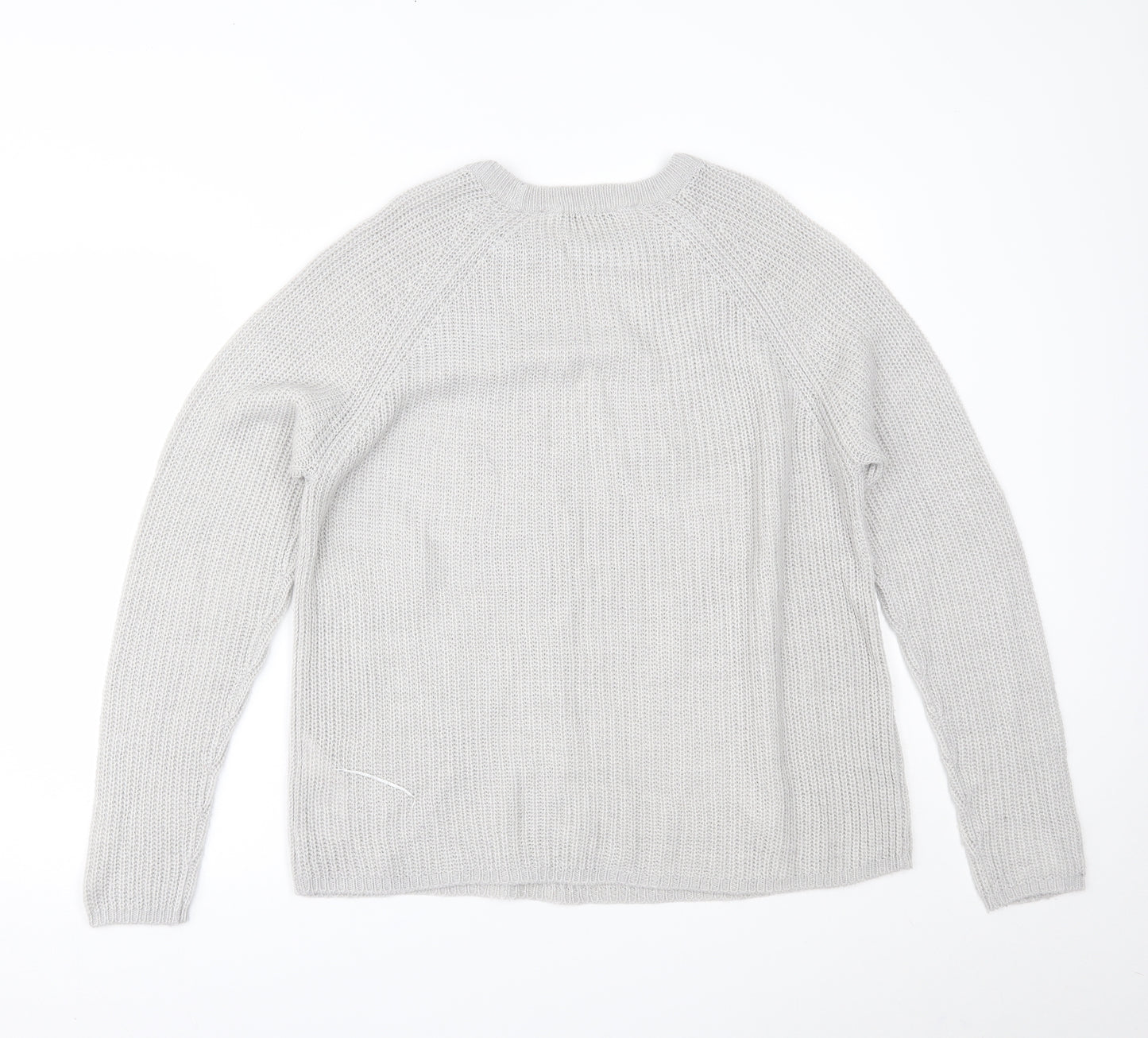 Amara Reya Womens Grey   Pullover Jumper Size L