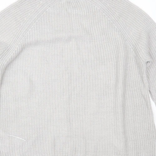 Amara Reya Womens Grey   Pullover Jumper Size L