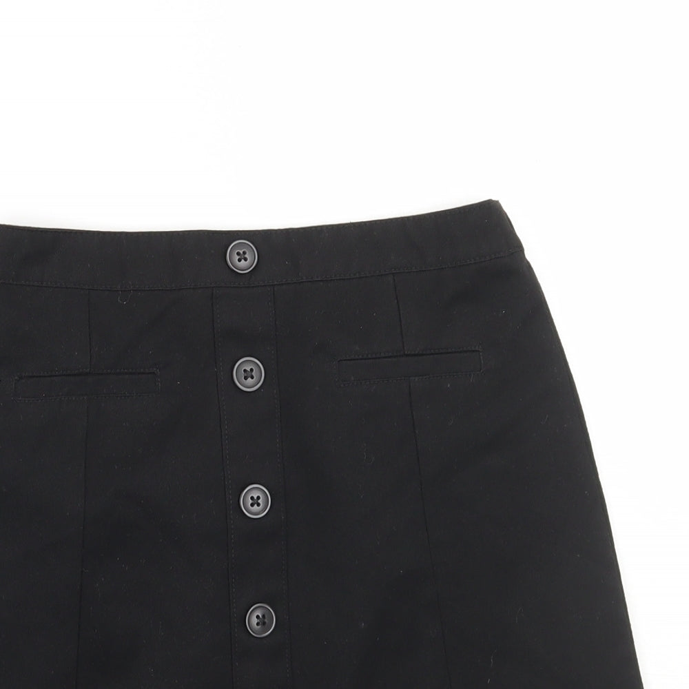 next school Girls Black   A-Line Skirt Size 9 Years