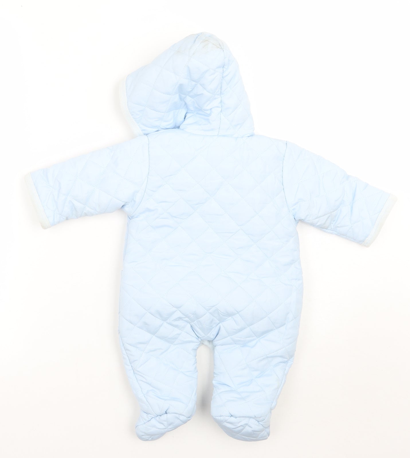 Zip Zap Baby Blue   Babygrow One-Piece Size 0-3 Months