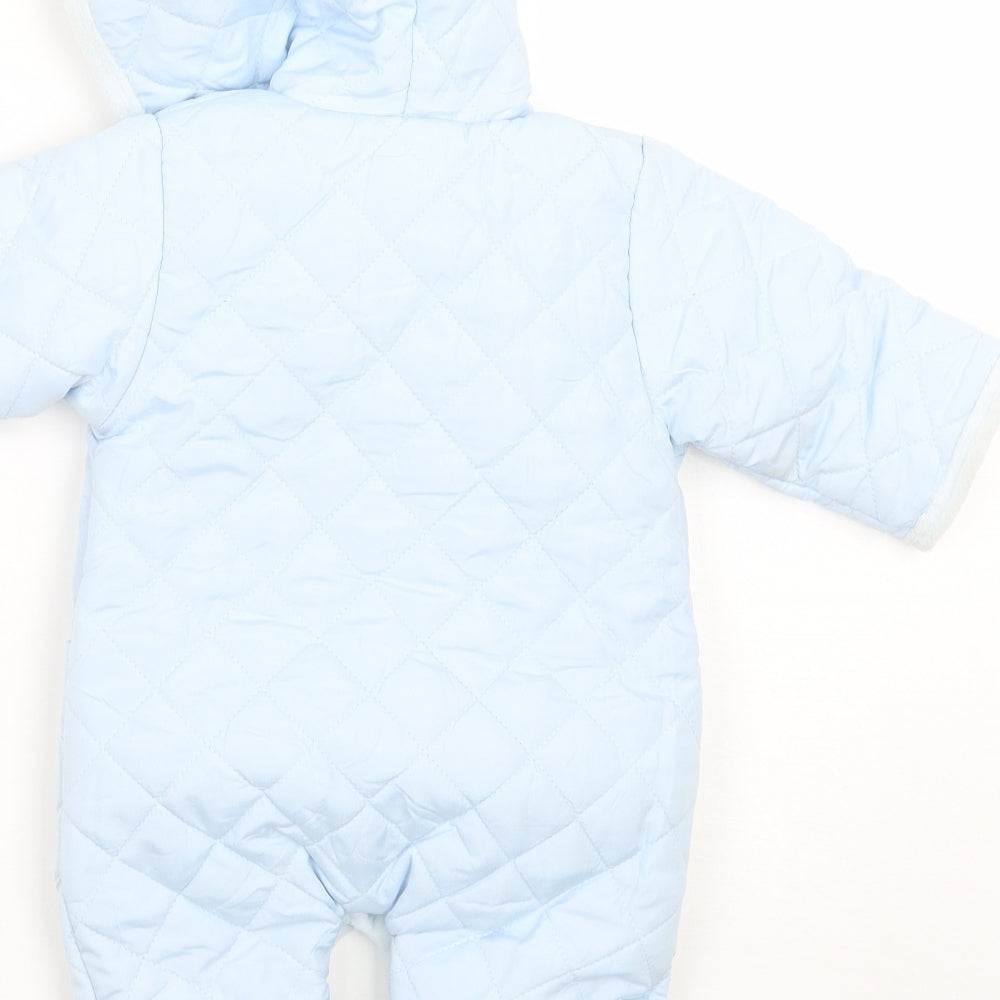 Zip Zap Baby Blue   Babygrow One-Piece Size 0-3 Months