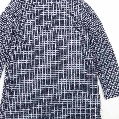 George Girls Blue Check  Jumper Dress  Size 3-4 Years