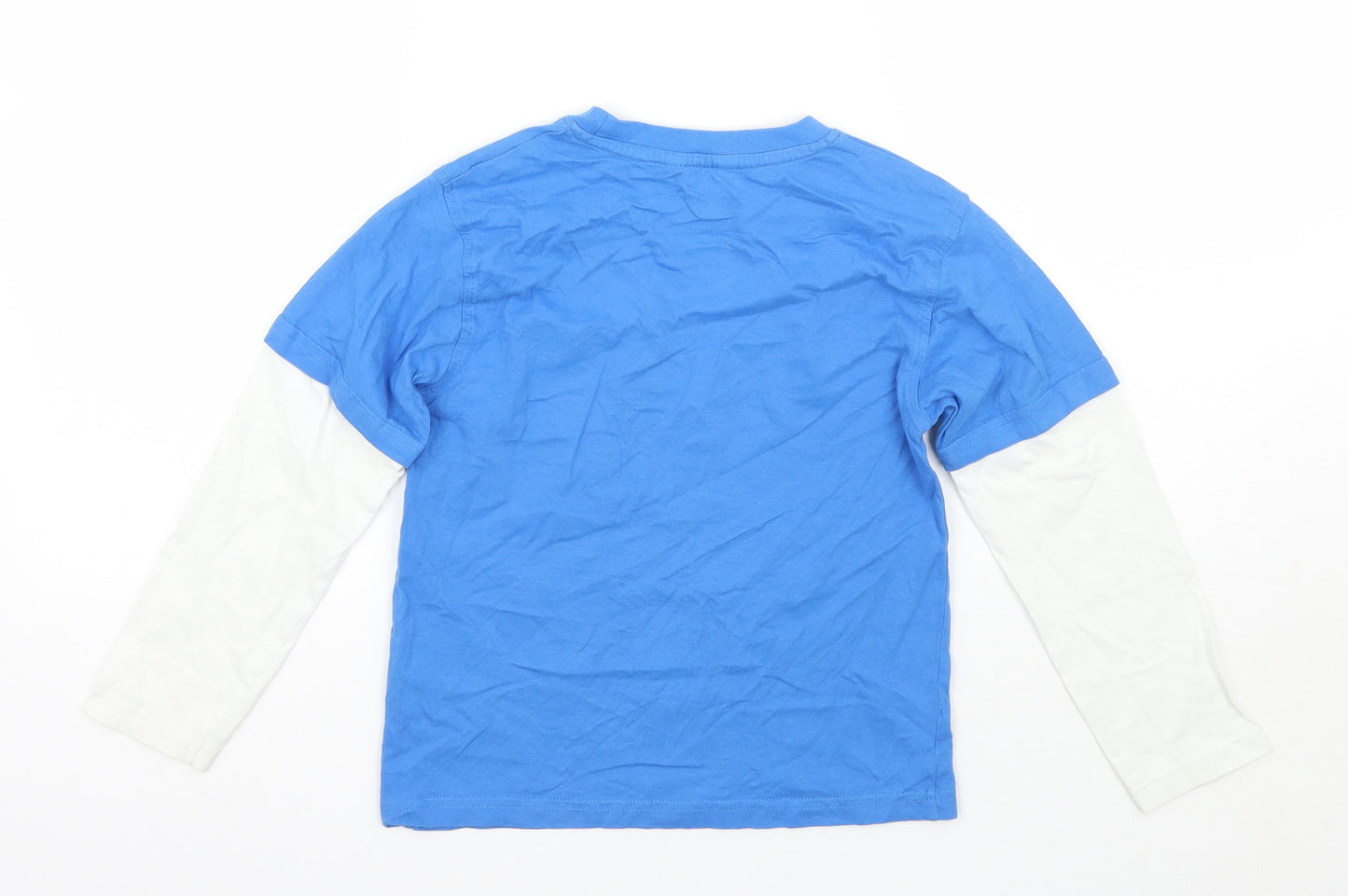 George Boys Blue   Basic T-Shirt Size 6-7 Years