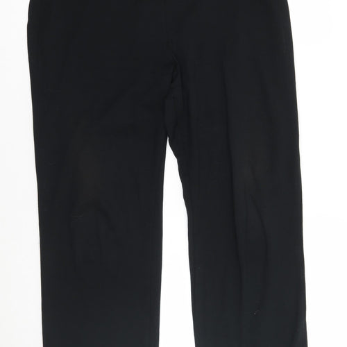 Marks and Spencer Womens Black   Trousers  Size 14 L26 in