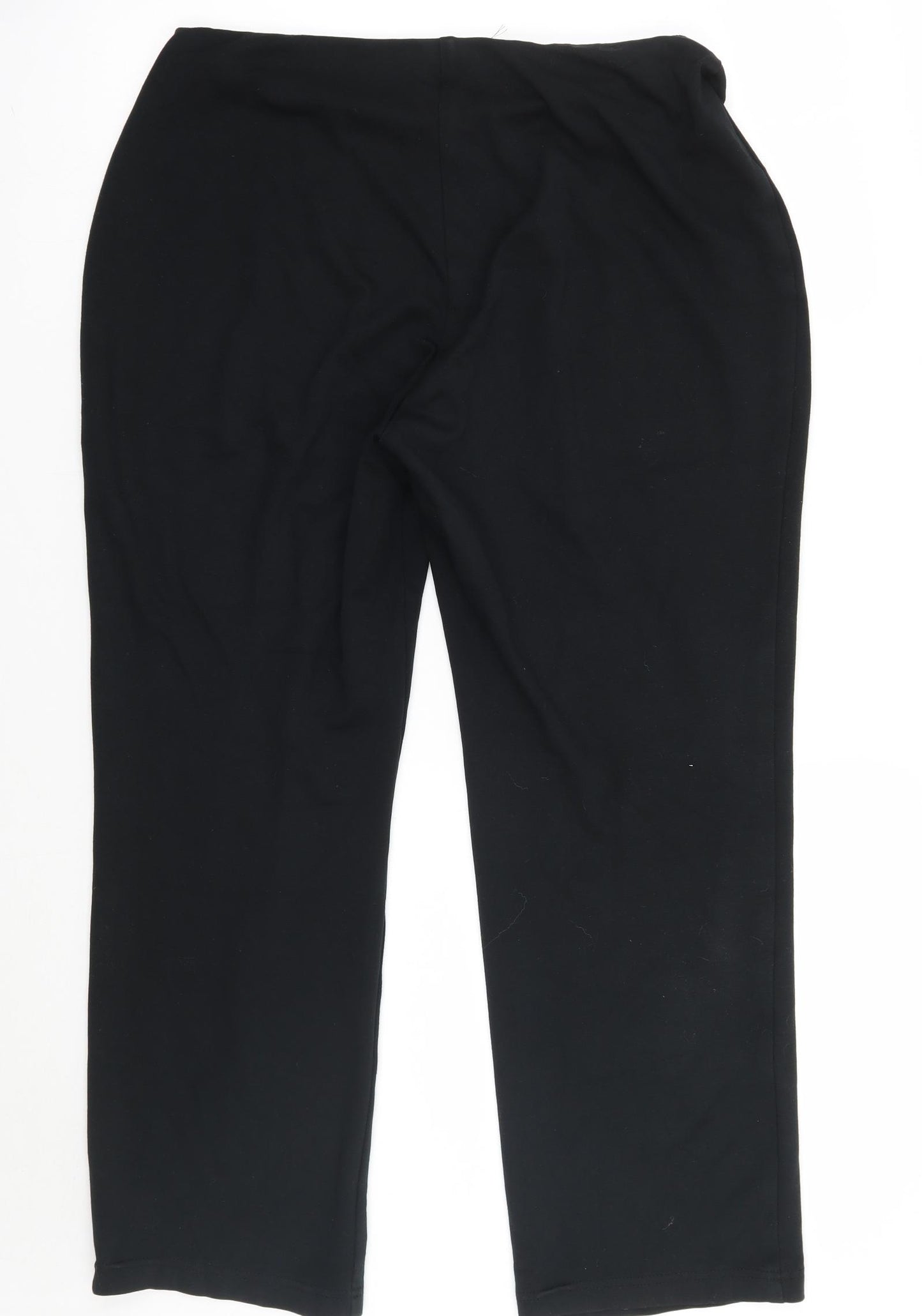 Marks and Spencer Womens Black   Trousers  Size 14 L26 in