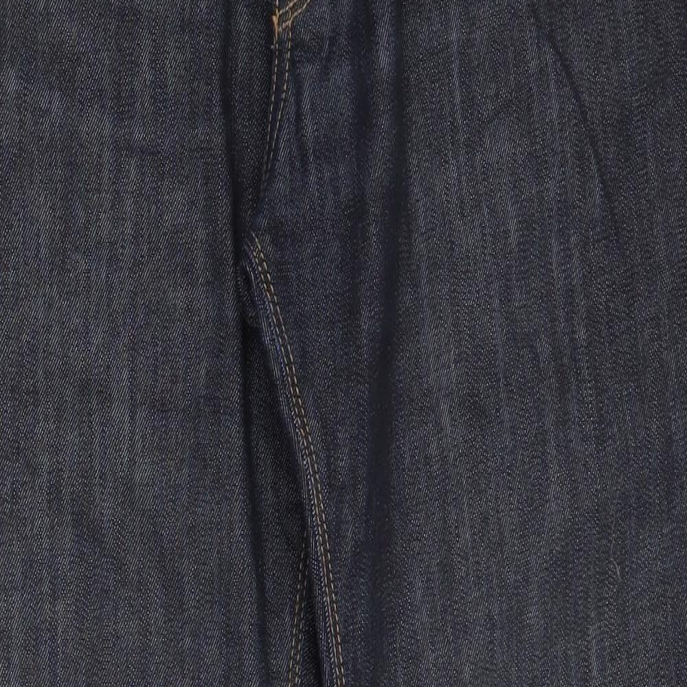 HUGO BOSS Mens Blue   Straight Jeans Size 32 L30 in