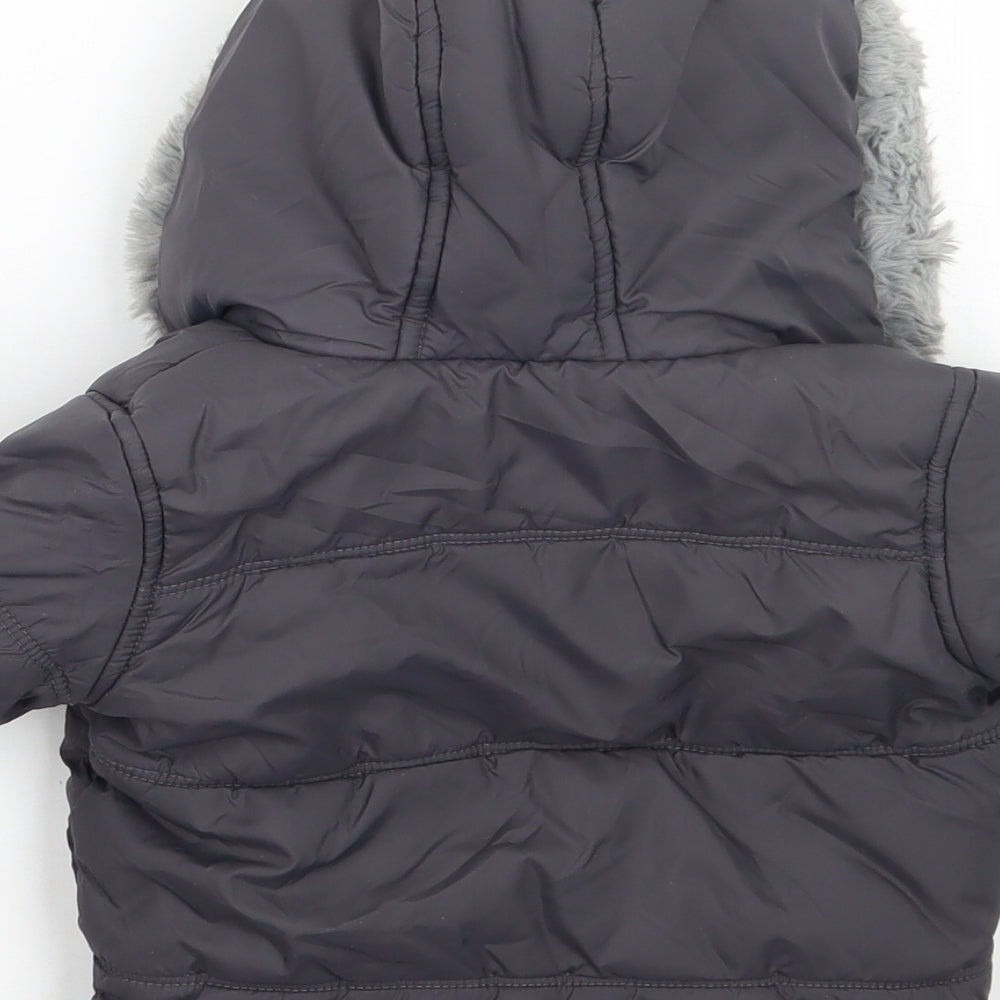 George Baby Grey   Jacket Coat Size 6-9 Months