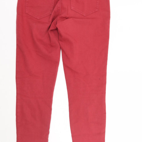 NEXT Womens Red   Jegging Jeans Size 8 L28 in